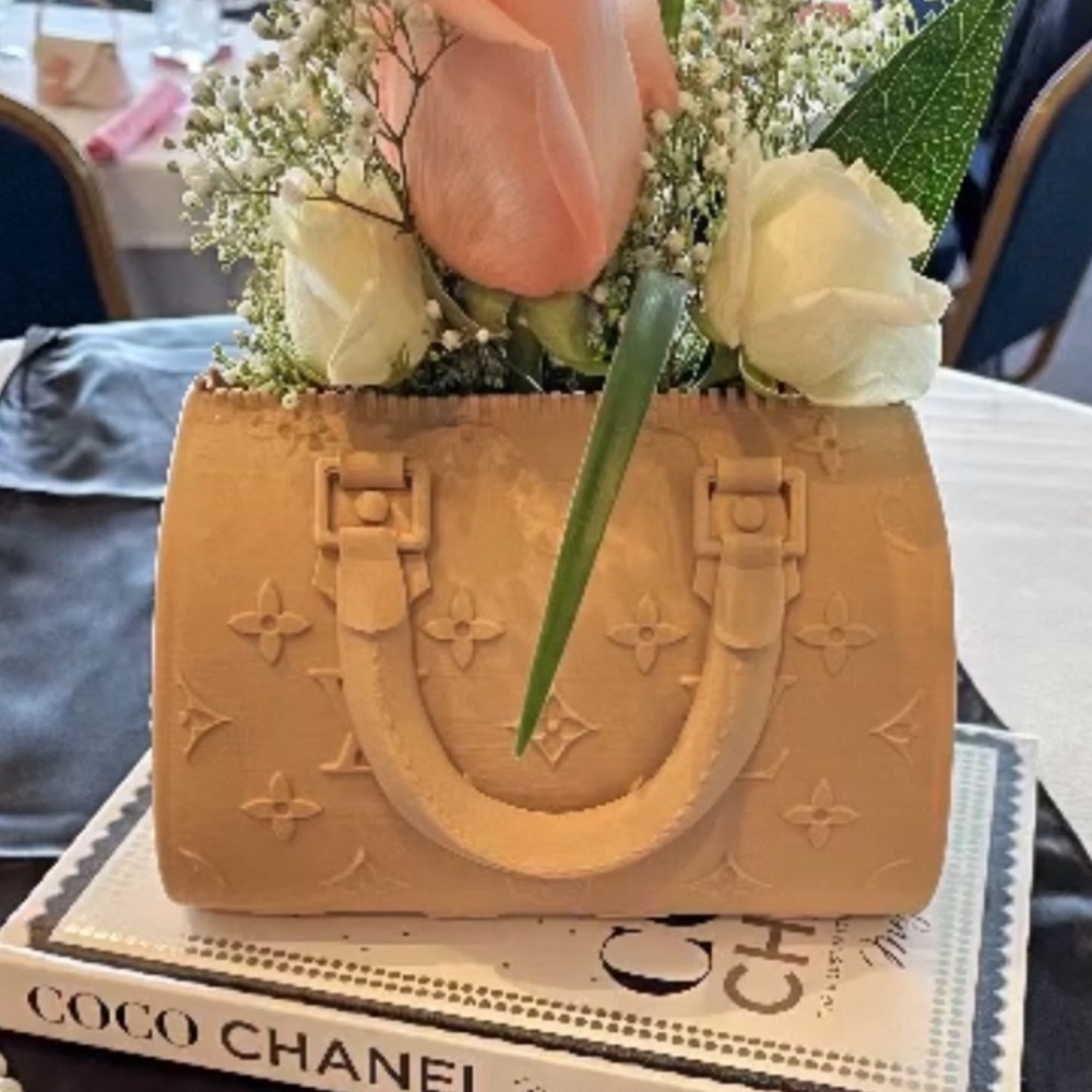 large flower vase